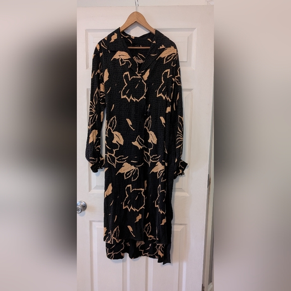 Ted Baker London Diaanna Integral Belted Floral Wrap Dress Women's Size 3 - Picture 2 of 7